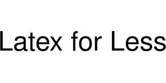 Latex for Less