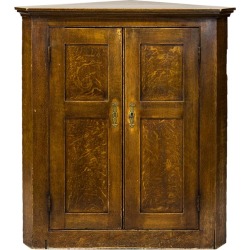 English Faux Painted Hanging Corner Cupboard found on Bargain Bro from 1stDibs for USD $969.00