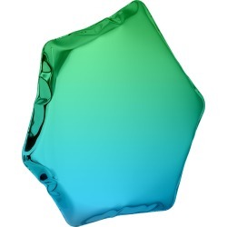 Tafla C6 Polished Gradient Of Emerald And Sapphire Color Stainless Steel Wall Mi