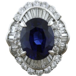 7.19 Carat No-heat Sapphire Diamond Platinum Ring, Gia Certified found on Bargain Bro Philippines from 1stDibs for $59000.00
