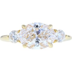 East West Oval Diamond Engagement Ring In A Three-stone Setting found on Bargain Bro from 1stDibs for USD $20,508.60