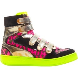Louis Vuitton Stephen Sprouse Silver Pink Graffiti Monogram Hi Top Sneaker Eu36