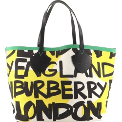 Burberry Reversible Graffiti Giant Tote Printed Canvas Xl found on Bargain Bro from 1stDibs for USD $950.00