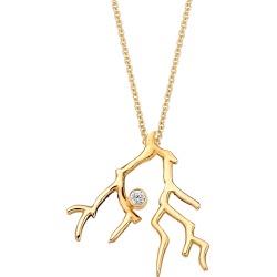 Lilly Hastedt Diamond Coral Inspired Twig Pendant found on Bargain Bro from 1stDibs for USD $1,304.04