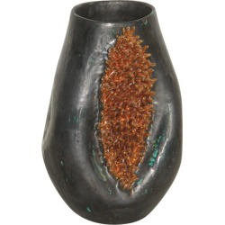 Vase Luster Glazes, With Gold Sequin Decorations Liquid Italian Design, 1970s found on Bargain Bro from 1stDibs for USD $477.33
