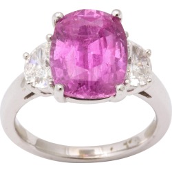 5 Carat Pink Sapphire And Diamond Ring found on Bargain Bro Philippines from 1stDibs for $39100.00
