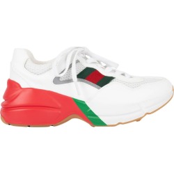 Gucci White Green Red Leather Rython Sneakers Shoes 36.5