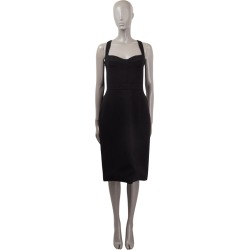 Burberry Prorsum Black Sleeveless Bustier Sheath Dress M found on Bargain Bro from 1stDibs for USD $760.00