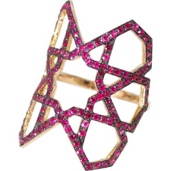 Ralph Masri Arabesque Deco Rose Gold Ruby Ring found on Bargain Bro from 1stDibs for USD $1,827.80