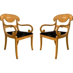 Pair Of 19th Century Swedish Karl Johan Chairs found on Bargain Bro from 1stDibs for USD $3,192.00