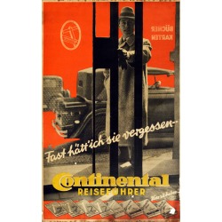 Original Vintage Poster Continental Travel Guides Road Map Atlas Car Manual Book