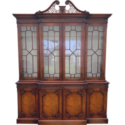 20th Century George Ll Style Breakfront Bookcase found on Bargain Bro from 1stDibs for USD $1,817.10
