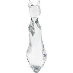 Baccarat Mid-century Crystal Cat