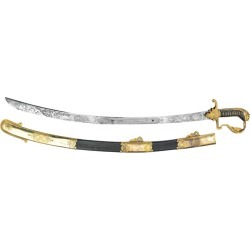 Fine Presentation Sword Given To Lieutenant Charles Peake