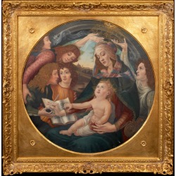 Sandro Botticelli, Madonna of the Magnificat, 19th Century found on Bargain Bro from 1stDibs for USD $6,425.69