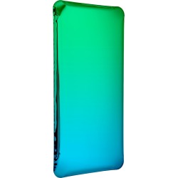 Tafla Q2 Polished Gradient Of Emerald And Sapphire Color Stainless Steel Wall Mi