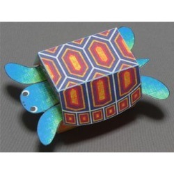 Paper Craft: Surprised Turtle