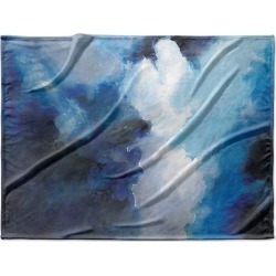 Canvas on Demand Fleece Blanket 40 x 30 entitled Gathering Storm Clouds