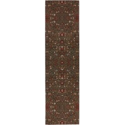 Mohawk Home Symphony Western Prairie Rug (2'1 x 7'10) - 2'1" x 7'10" Green/Red/Brown