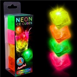 LED Assorted Neon Ice Cubes by Windy City Novelties