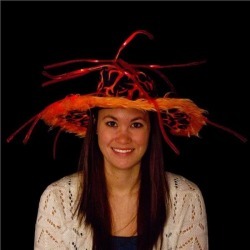 LED Red Show Daddy Noodle Hat by Windy City Novelties