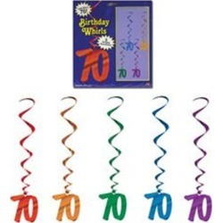 70 Whirl Decorations by Windy City Novelties