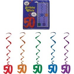 50 Whirl Decorations by Windy City Novelties