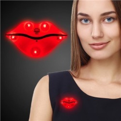 LED Red Lips Blinkies by Windy City Novelties