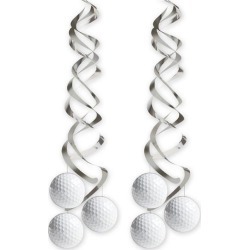 Golf Ball Dangler Decorations by Windy City Novelties