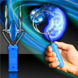 LED Gyro Wheel with Blue Handle by Windy City Novelties