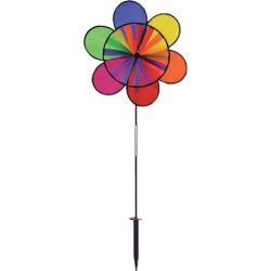 Rainbow Flower Wind Spinner by Windy City Novelties