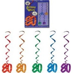 80 Whirl Decorations by Windy City Novelties