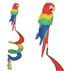 Parrot Wind Spinner Decoration by Windy City Novelties