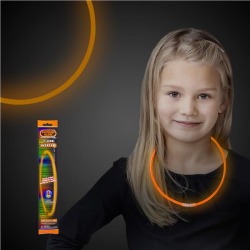 Orange Glow Necklace by Windy City Novelties