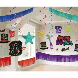 Multi-Color New Year's Decorating Kit by Windy City Novelties