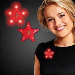 LED Red Star Blinkies by Windy City Novelties
