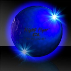 Night Flyer Golf Ball Constant On Blue LED's by Windy City Novelties