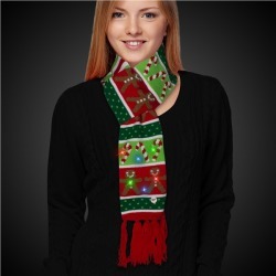 LED Gingerbread Scarf by Windy City Novelties