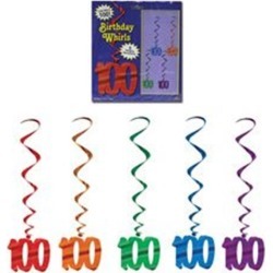 100 Whirl Decorations by Windy City Novelties