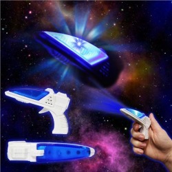 LED Toy Space 3 1/2" Gun With Sound by Windy City Novelties