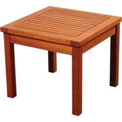 Palmira Eucalyptus Side Table, Brown