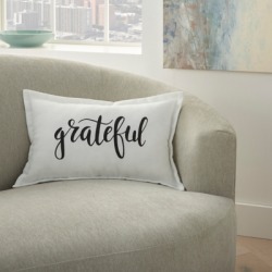 Fall Kathy Ireland Home Kathy Ireland Pillow, White/Black