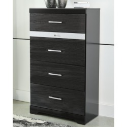 Starberry Chest of Drawers, Black