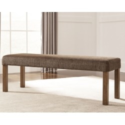 Tamilo Dining Room Bench, Dark Brown