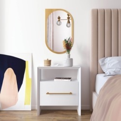 TOV Furniture Libre Nightstand, White