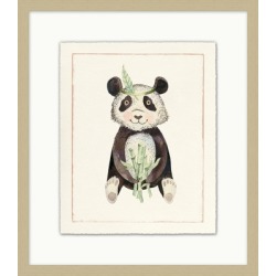 Giclee Animal Wall Art, Black/Beige