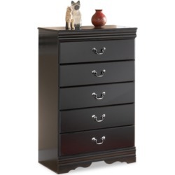 Huey Vineyard Chest of Drawers, Black