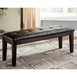 Haddigan Dining Room Bench, Dark Brown