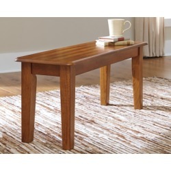 Berringer Dining Room Bench, Rustic Brown