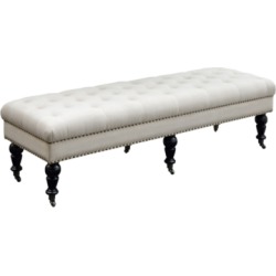 Miral Bed Bench, White